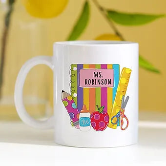 Personalized Teacher Notebook Mug
