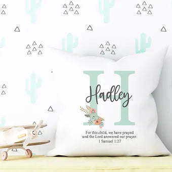 Personalized Bible Verse Pillow