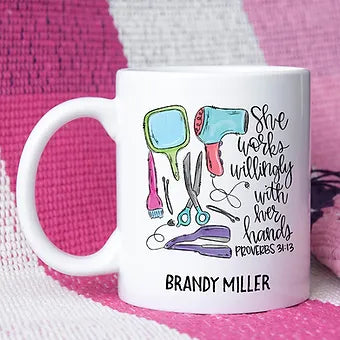 Personalized Hair Dresser Proverbs Mug