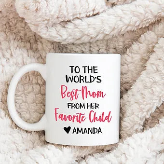 Personalized To The Worlds Best Mom Mug