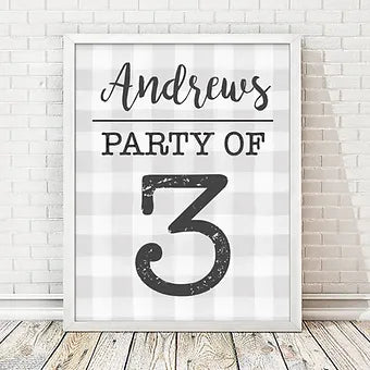 Party Of Personalized Print