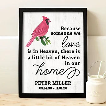 Personalized In Memory Of Print