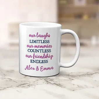Personalized Endless Friendship Mug