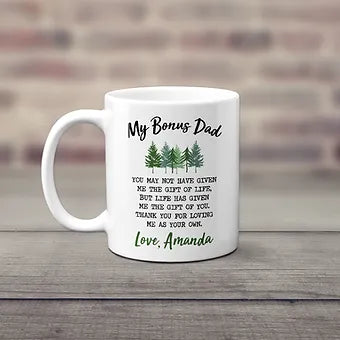 Personalized My Bonus Dad Mug - Main Image