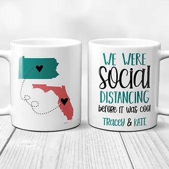 We Were Social Distancing Before It Was Cool Personalized Mug