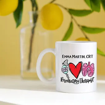 Personalized Respiratory Therapist Mug