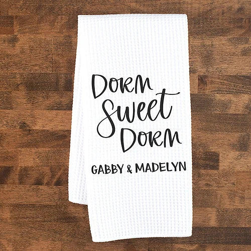 Personalized Dorm Sweet Dorm Towel