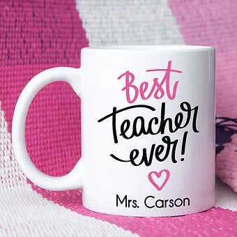 Best Teacher Ever Personalized Mug
