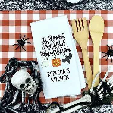 Personalized Halloween Towel