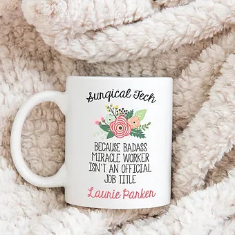 Personalized Surgical Tech Mug