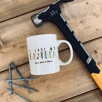 Personalized Grandpa Tools Mug