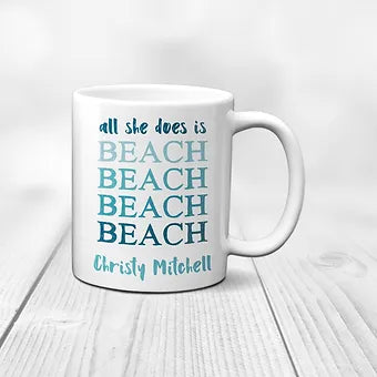 Personalized Beach Mug