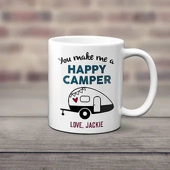Personalized Happy Camper Mug