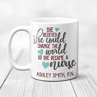 Became A Nurse Personalized Mug