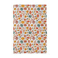 Autumn Leaves Foliage Fall Acorn Retro Kitchen Towel Waffle