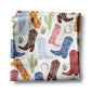 Cowboy Boot Cactus Western Horse Desert Barn Kitchen Towel