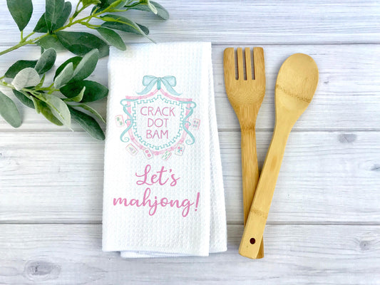 mahjong kitchen towel