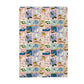 Coastal Beach Lighthouse Shell Nautical Kitchen Towel Waffle