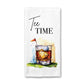 Tee Time Golf Towel | Funny Golfing Kitchen Towel | Golf Player Gift | Golf Bag Accessory | Golfing Gear for the Country Club