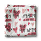 Best Mom Gift Towel | Floral Kitchen Towel | Mother's Day | Personalized Gift for Grandma | Keepsake from Kids Chinoiserie Heart Mama