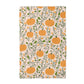 Pumpkin Fall Botanical Floral Autumn Kitchen Towel Waffle