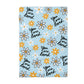Mothers Day You are Loved Bright Floral Kitchen Towel Retro