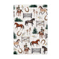 Horse Pony Equestrian Tack Kitchen Towel Waffle Equestrian