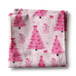 Christmas Kitchen Towel - Neon Pink Waffle Weave, Absorbent & Reusable Dish Cloth