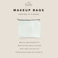 Mahjong Tile Makeup Bag Cosmetic Zipper Pouch Accessory
