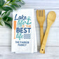 Personalized Lake Life Is The Best Life Kitchen Towel | Lake House Decor | Lake House Gift | Lake Themed Kitchen
