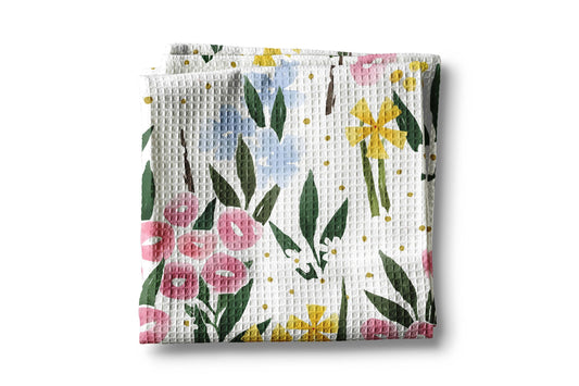 Floral Kitchen Flower Bloom Spring Summer Towel Mothers Day