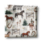 Horse Pony Equestrian Tack Kitchen Towel Waffle Equestrian