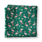 Flamingo Beach Tropical Christmas Waffle Weave Kitchen Towel