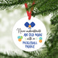 Pickleball Metal Ornament, Christmas Tennis Holiday Decor
