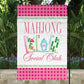 Mahjong Social Club Garden Flag | Porch | Yard Art | Mahjong Gift Mahjong Party Lets Mahj