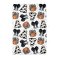 Ghost Coquette Halloween Fall Collage Kitchen Towel Waffle