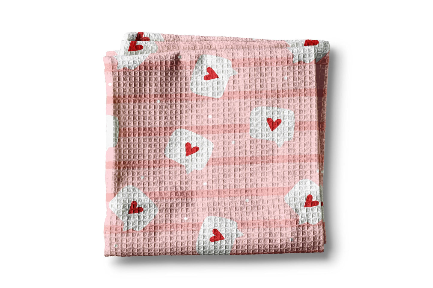 Valentine Kitchen Towel XOXO Galentine Valentine's Day Gift Red Pink February Heart Decor Dish Kitchen