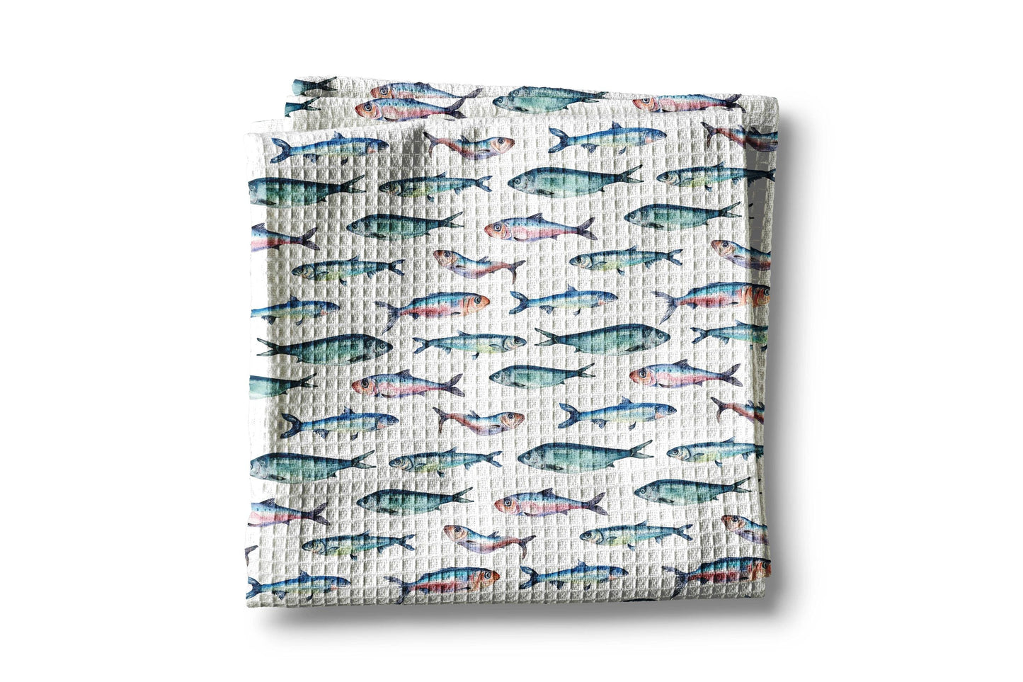 Father’s Day Gift Fish Saltwater Coastal Ocean Kitchen Towel