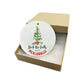 Pickleball Metal Ornament, Christmas Tennis Holiday Decor