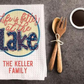Personalized Life Is Better At The Lake Kitchen Towel