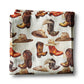 Western Boot Cowboy Cowgirl Saddle Kitchen Towel Waffle