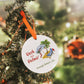 Customizable Deck Palms Christmas Ornament, Beach Decor