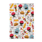 Fathers Day BBQ Grill Kitchen Towel Summer Cookout Gift