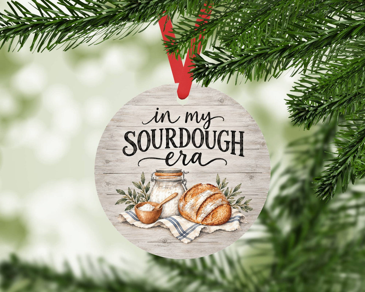 In My Sourdough Era Christmas Ornament, Baker Gift Ornament