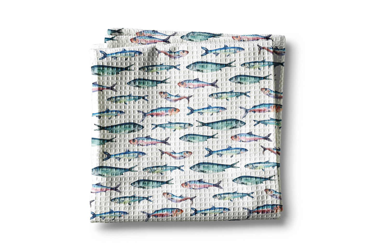 Father’s Day Gift Fish Saltwater Coastal Ocean Kitchen Towel