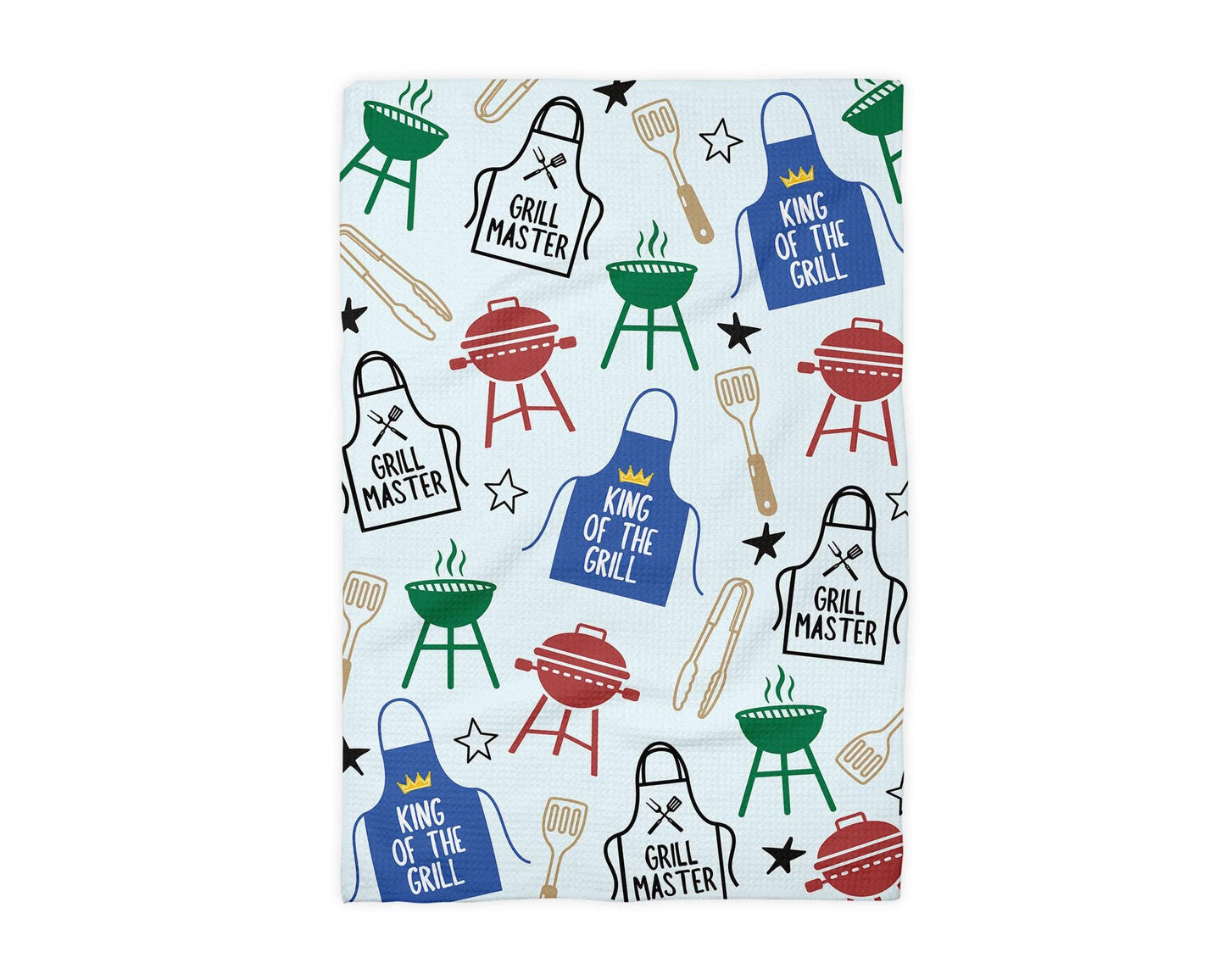 Fathers Day BBQ Grill Kitchen Towel Summer Cookout Gift