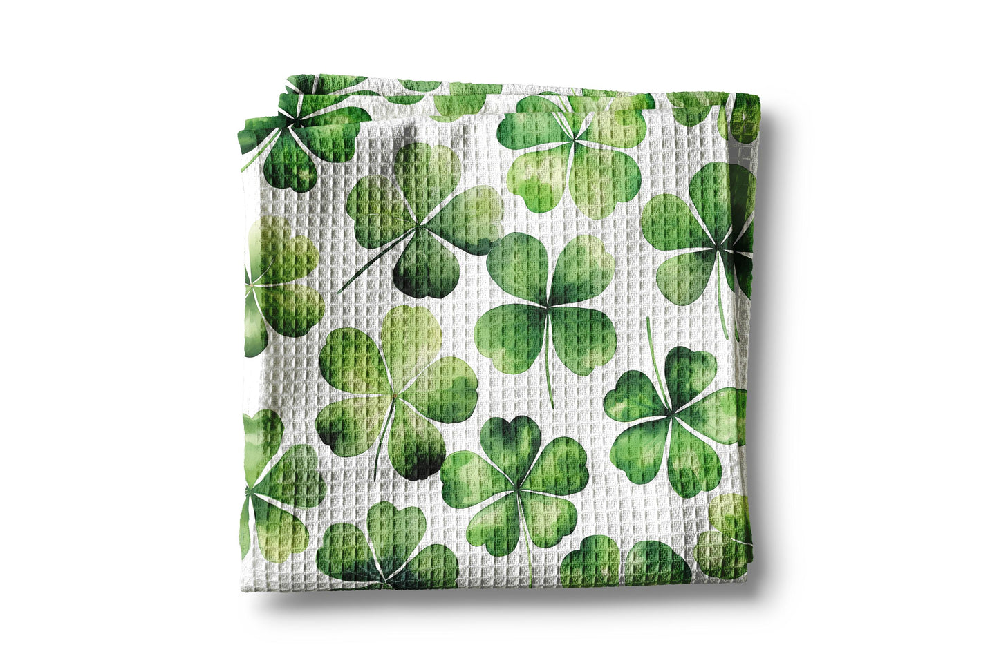 St. Patrick’s Day Kitchen Towel – Waffle Weave, Lint-Free, Super Absorbent, Irish Holiday Decor
