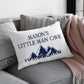 Personalized Little Man Cave Standard Pillowcase | Personalized Mountain and Trees Pillow Cover | Boy Room Decor | Nursery Decor