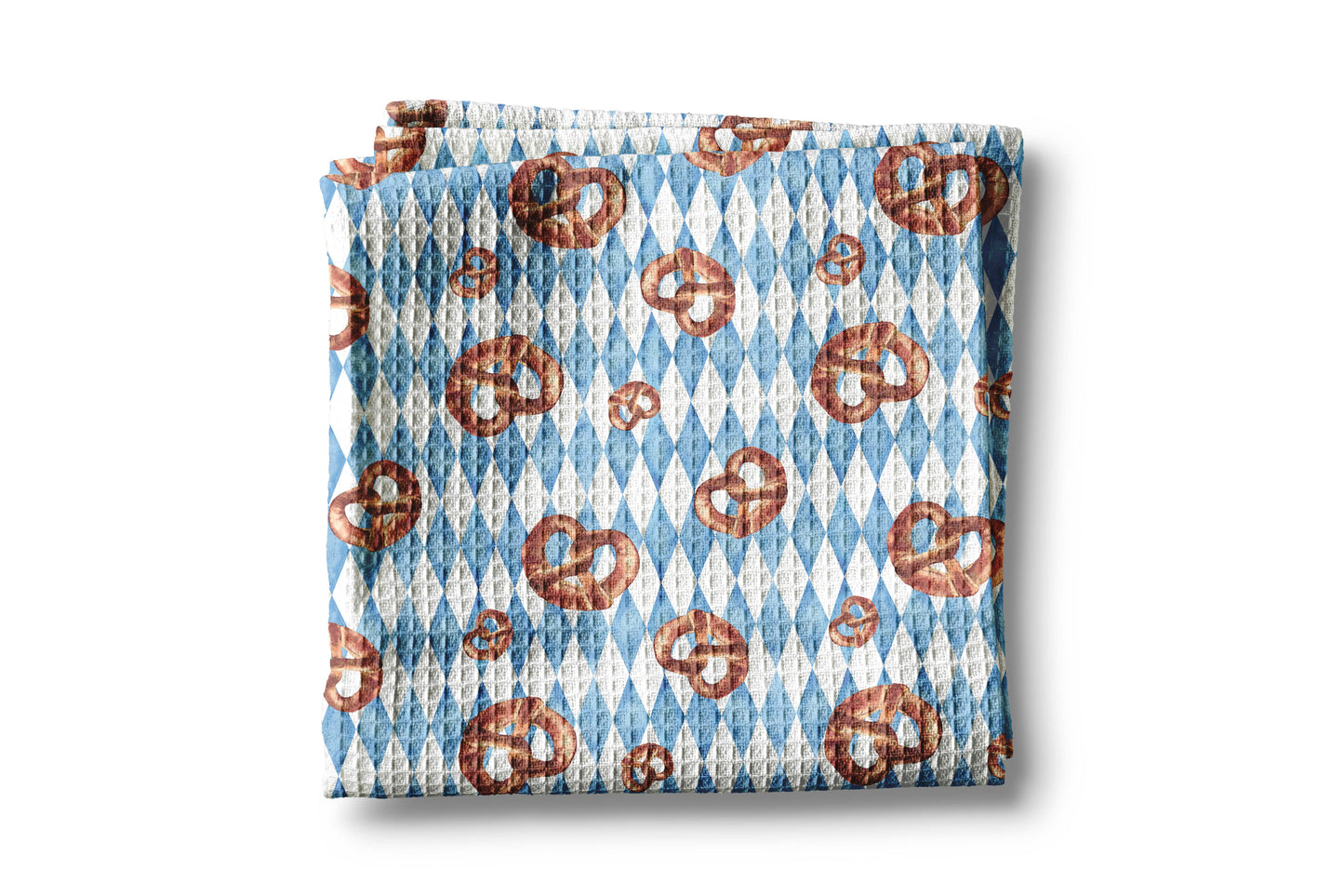 Bavarian German Pretzel Kitchen Towel Oktoberfest Gift