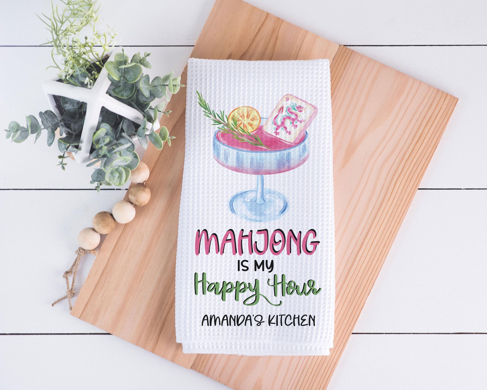 mahjong cocktail happy hour
